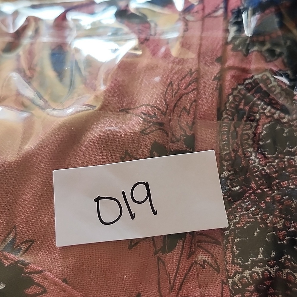 Lucky Brand Floral Boho Peasant Long Sleeve Top Sz S - Picture 9 of 9